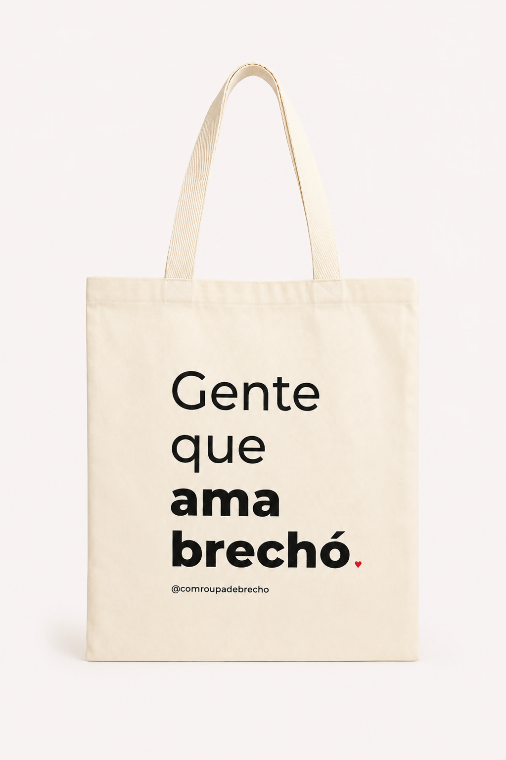 Ecobag Gente que Ama Brechó