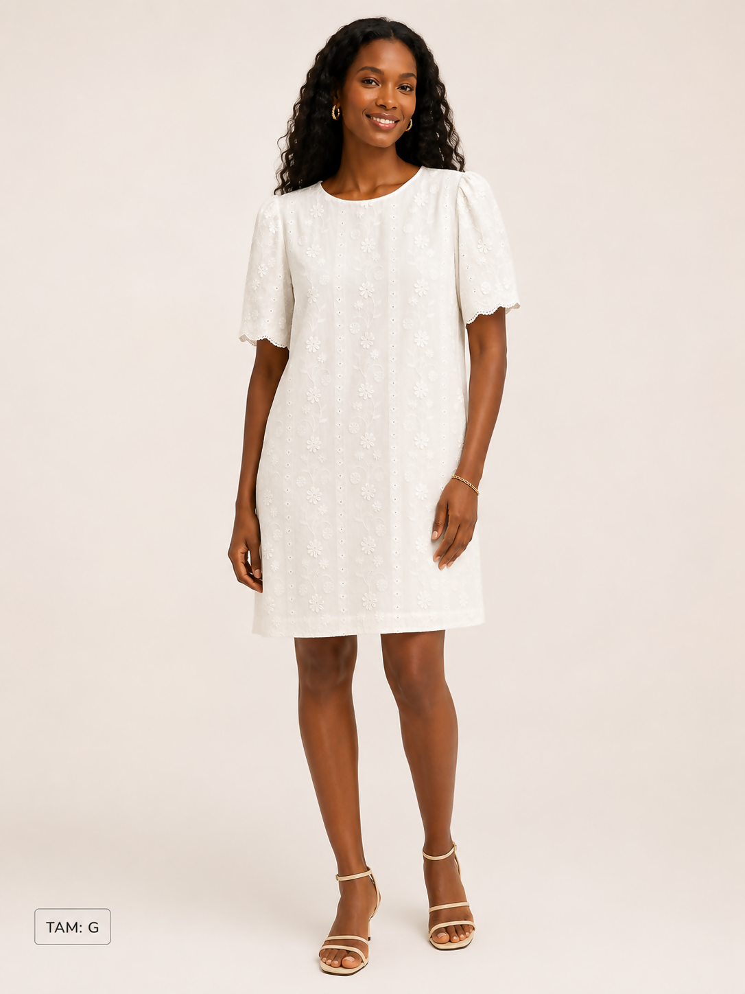 Vestido Curto Laise Embroidery - C/ ETIQUETA
