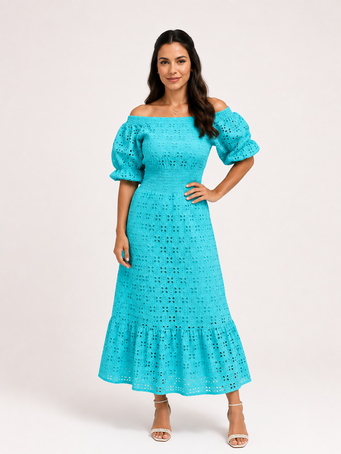 Vestido Le Lis Blanc - Turquesa