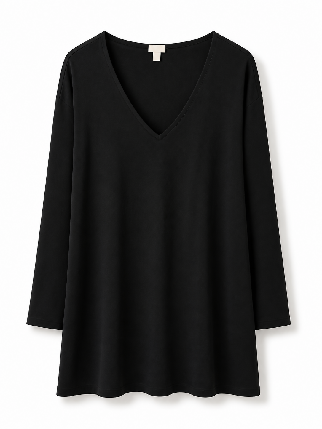 vestido manga longa - H&M