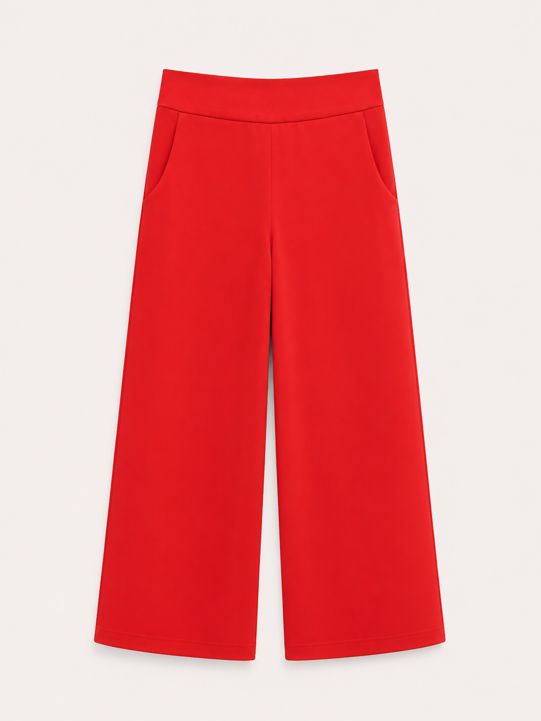 Calça Alfaiataria Laranja C/ Ziper Lateral