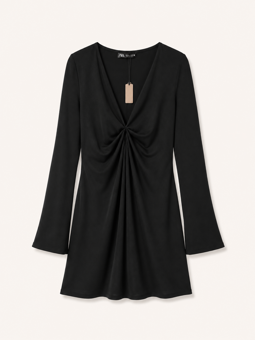 Vestido Preto Decote Zara (40)