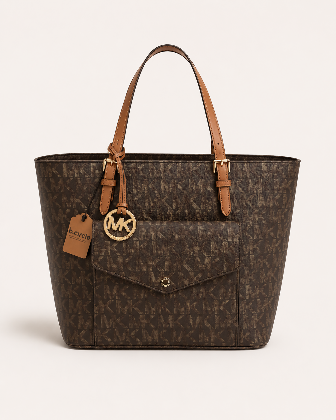 Bolsa Michael Kors Monograma C/ Bolso na Frente