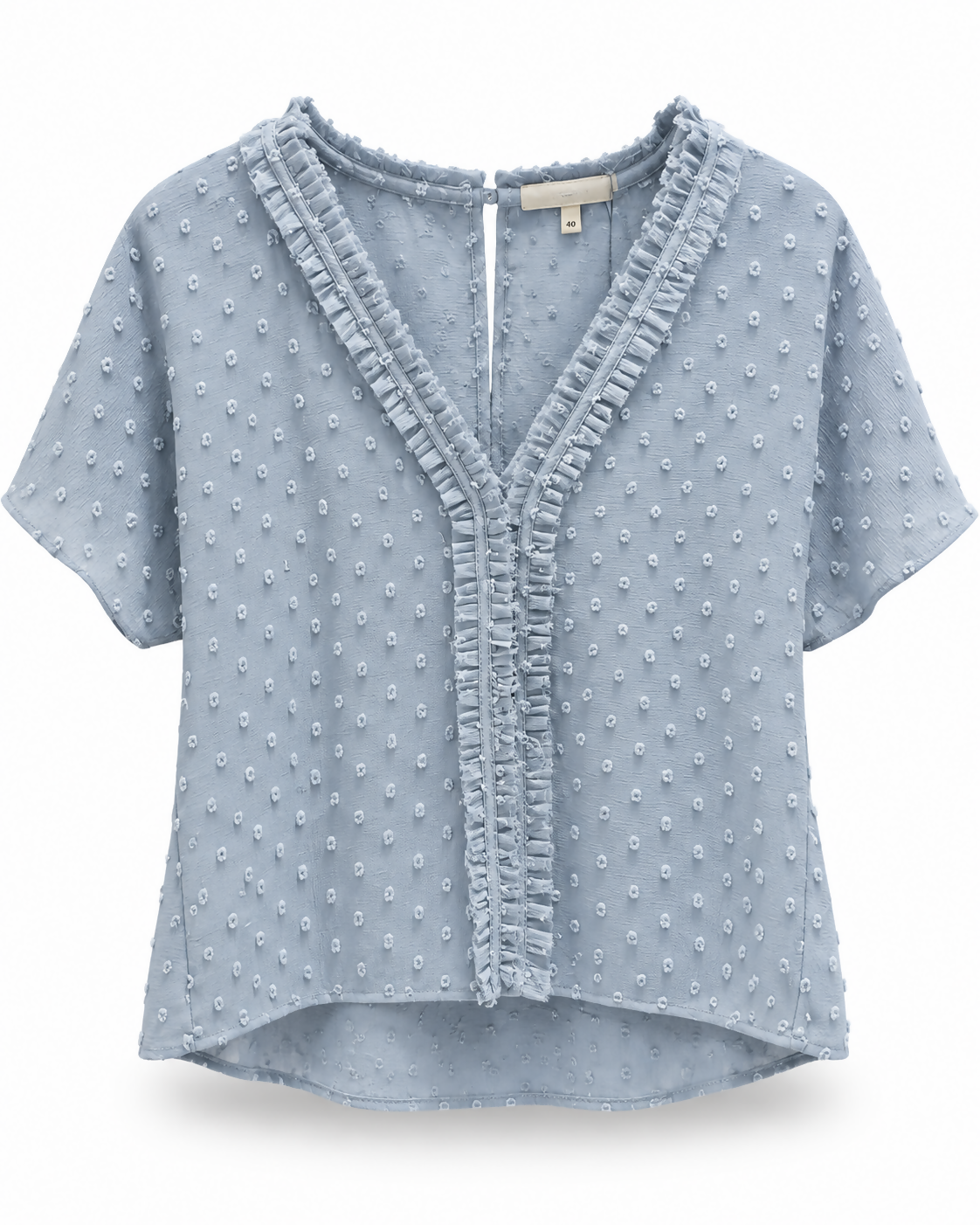 Blusa C/ Textura Azul - FILLITY