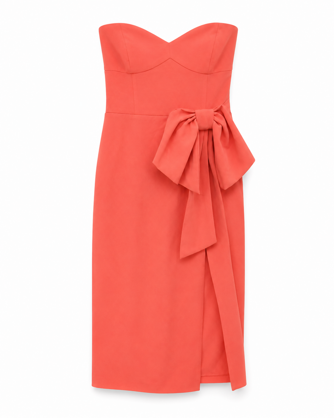 Vestido Midi Coral Ave Rara