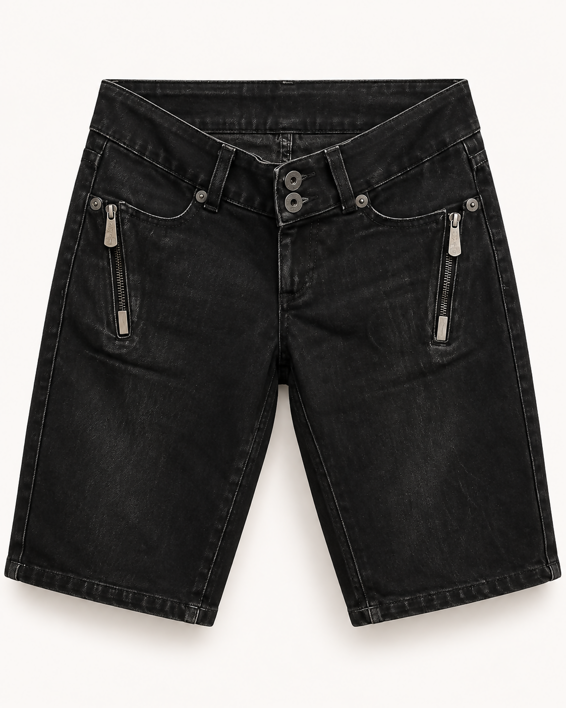 Bermuda Jeans Preto