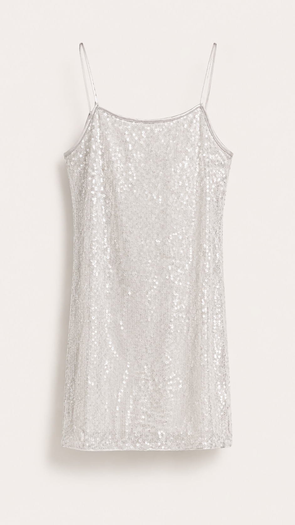Vestido Branco de Paete - H&M