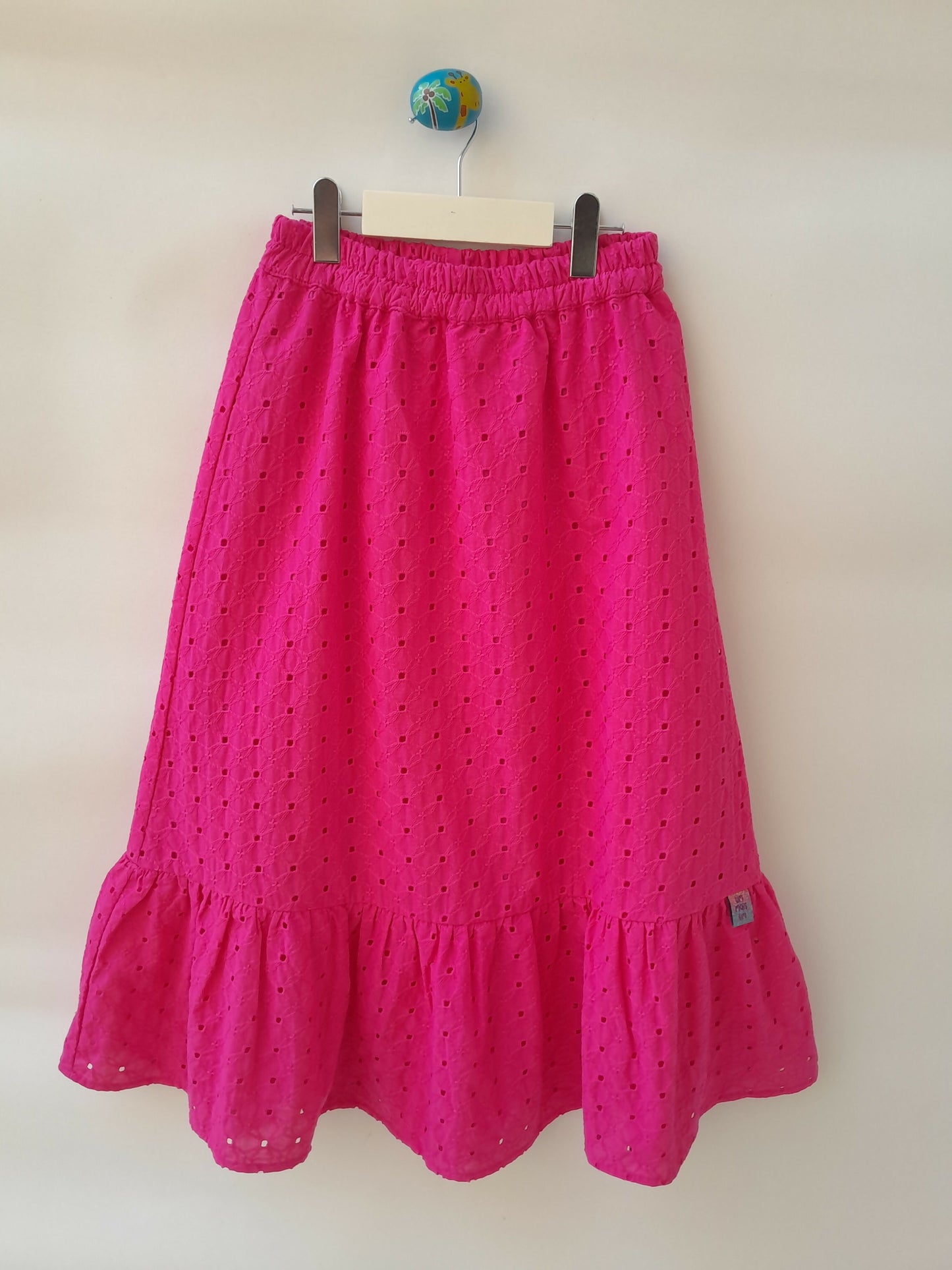 Saia Infantil Rosa Pink Laise Um Mais Um Tam 12