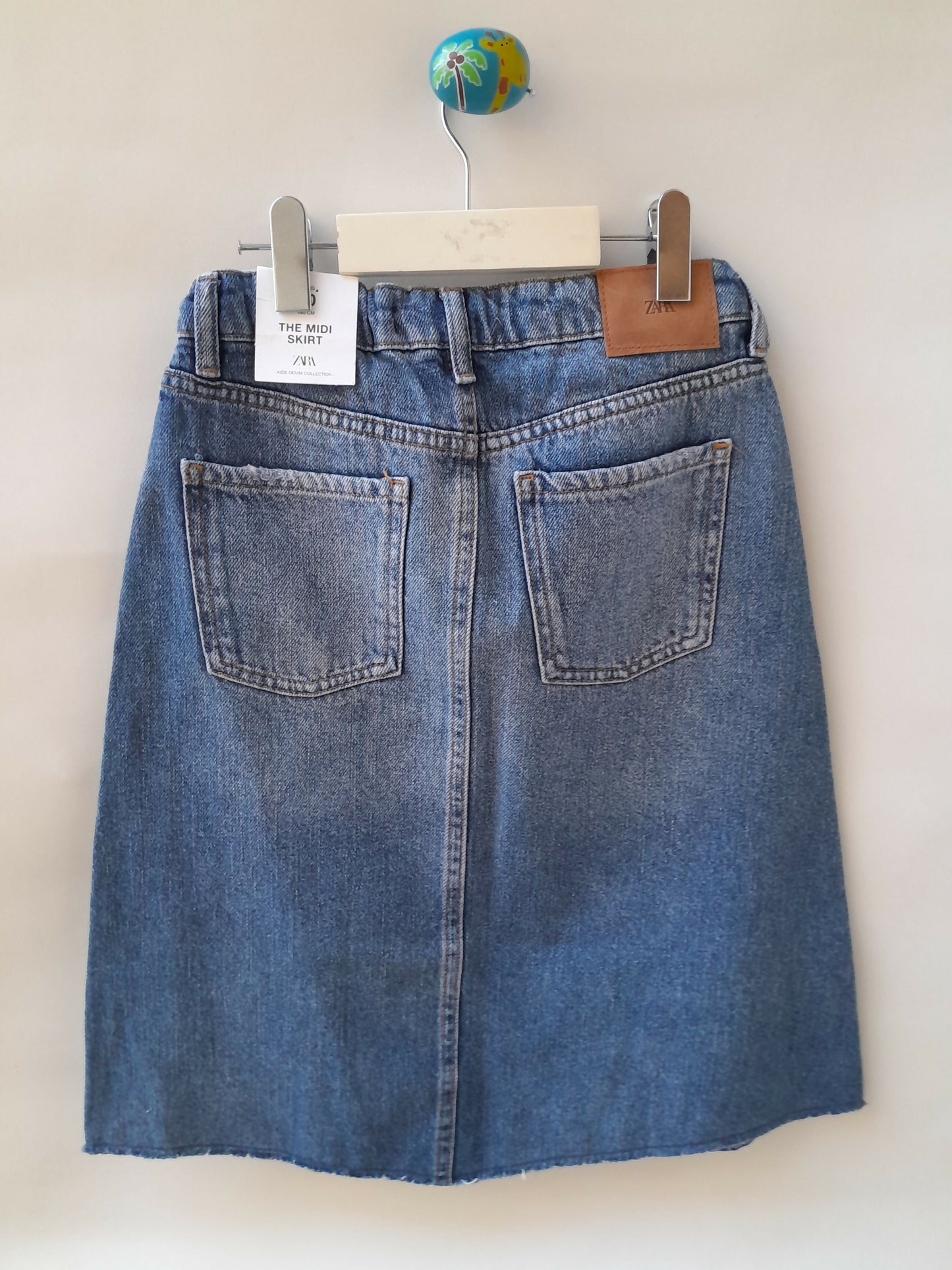 Saia Midi Jeans Zara Kids 10 Anos