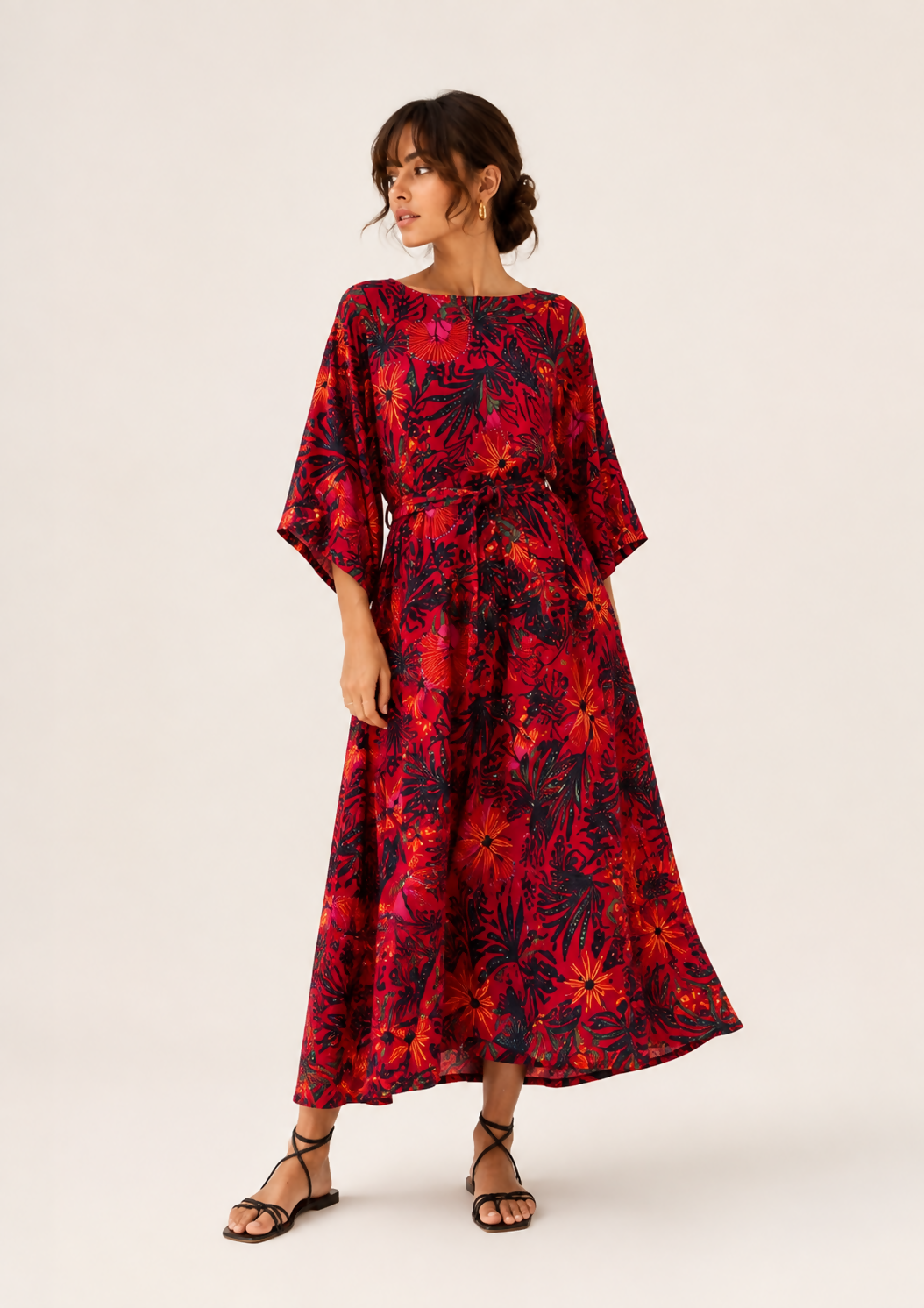 Vestido Vermelho Cantão - Tamanho G