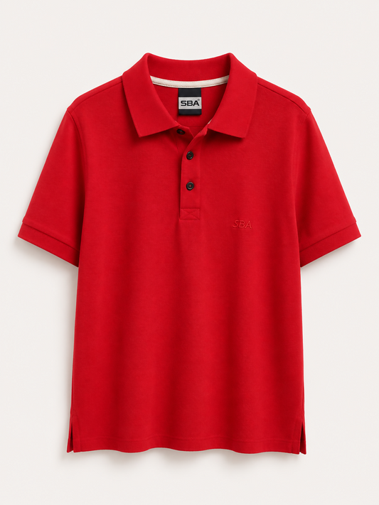 Camiseta Polo Vermelha