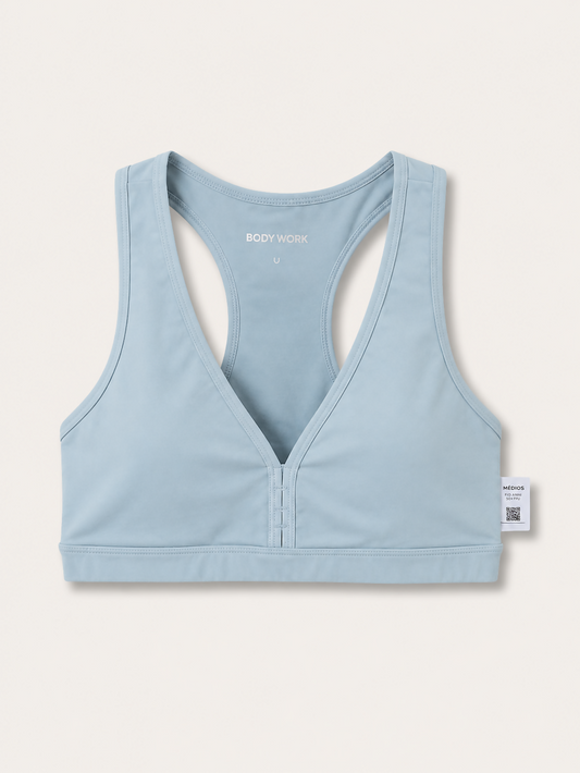 Top ginástica azul