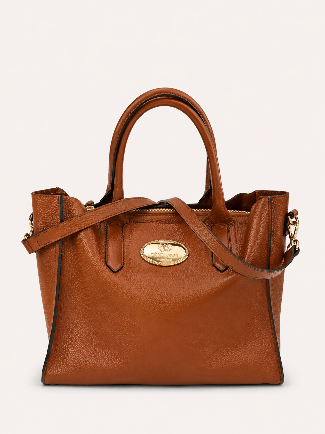 Roberto Cavalli Tote Caramelo