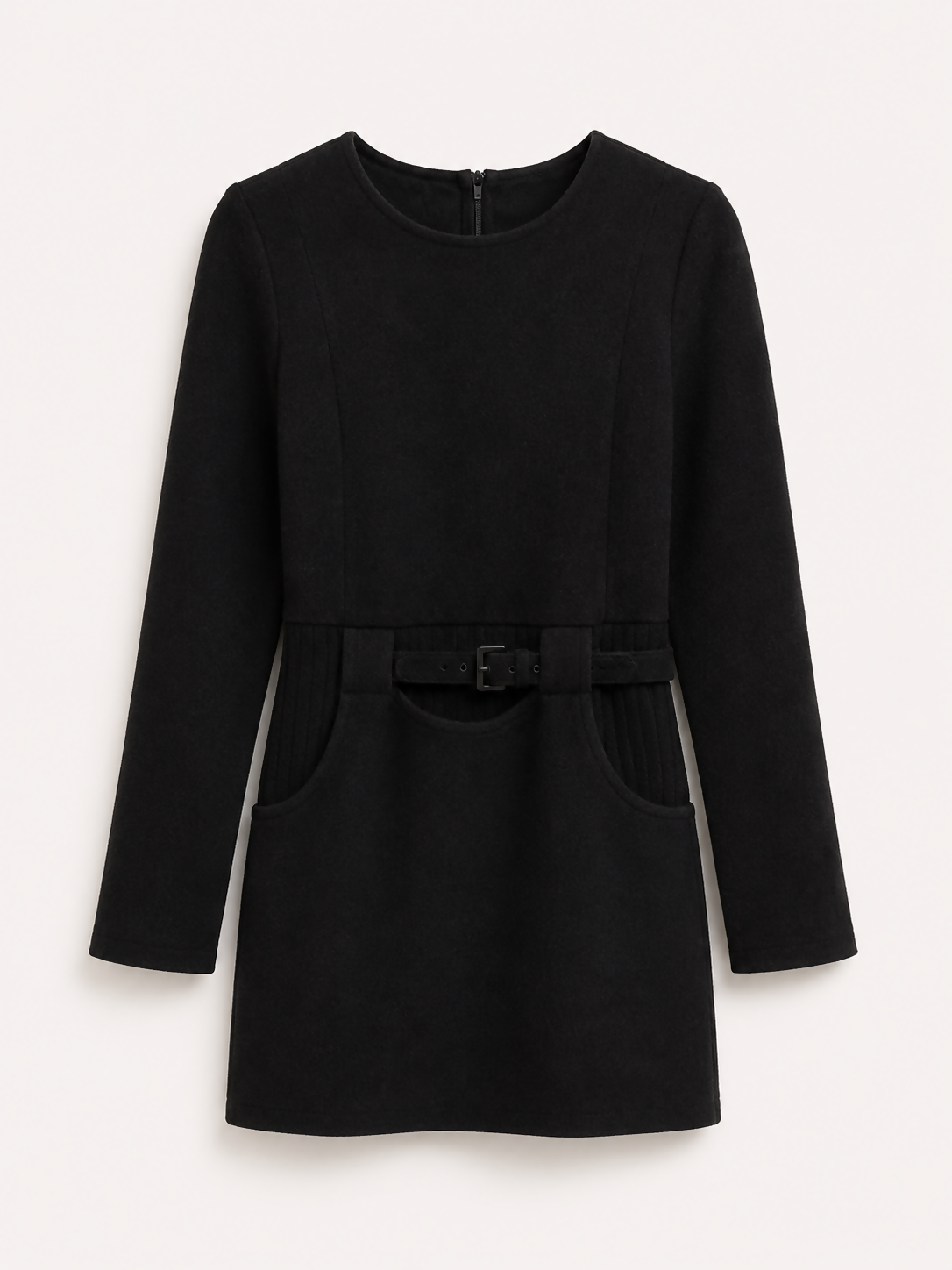 Vestido Preto de Lã