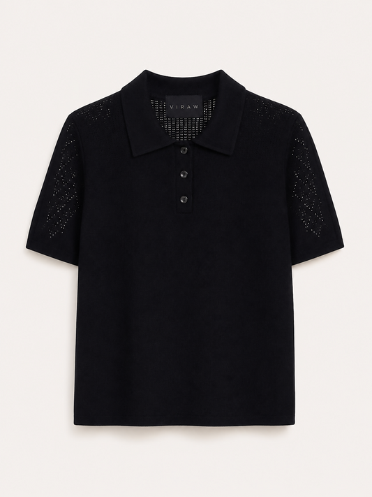 Blusa Polo Preta