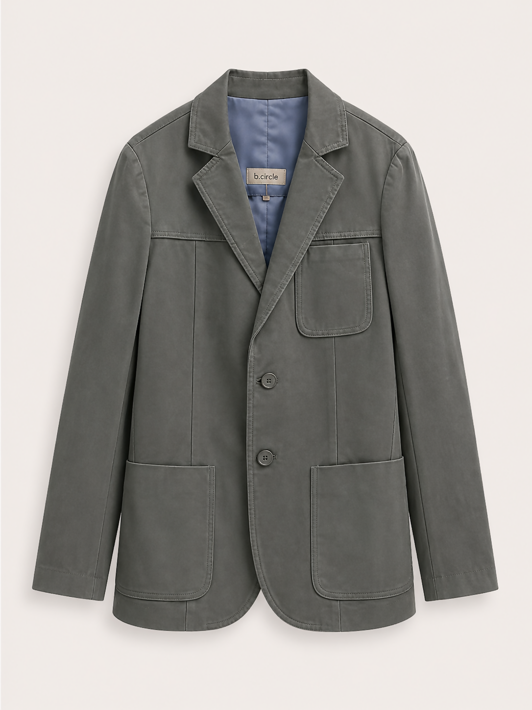 Blazer de Couro Verde
