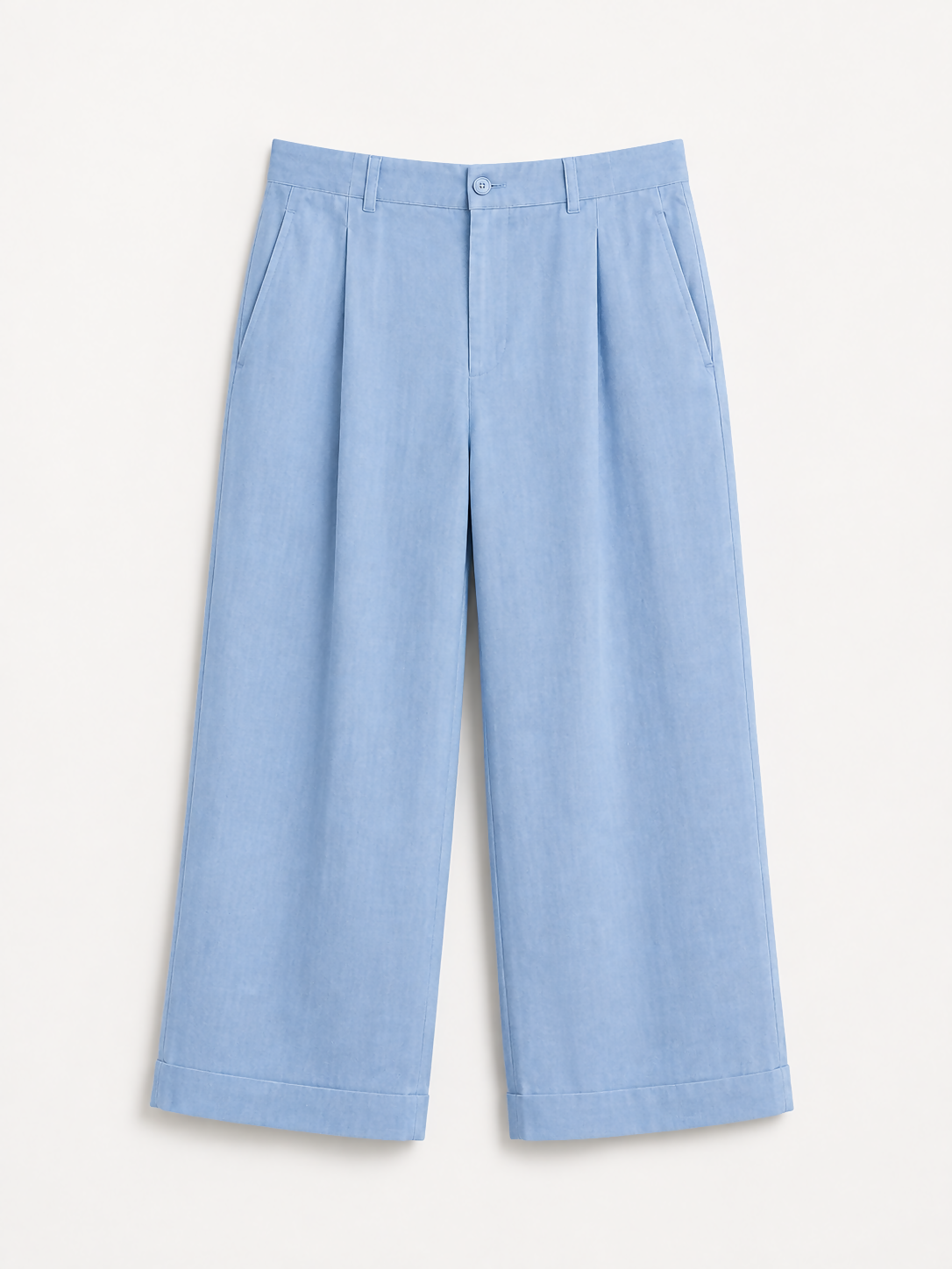 Calça de Linho Azul