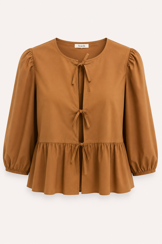 Blusa C/ Amarração Frontal - C/ ETIQUETA