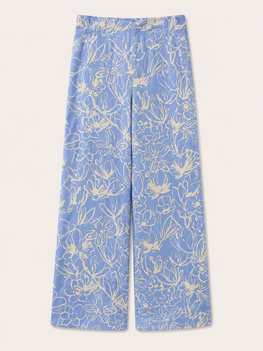 Pantalona Azul Céu Zara (34)