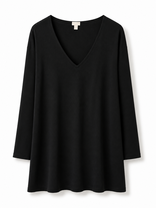 vestido manga longa - H&M
