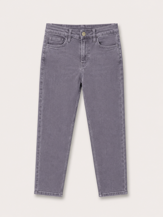Calça Jeans Infantil H&M_10_CINZA