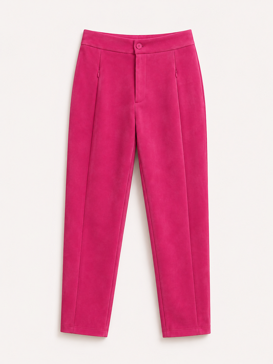 Calça de Suede Rosa
