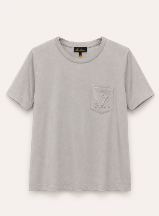 Camiseta Luisa Spagnoli _ XL_ Cinza_ ETIQUETA