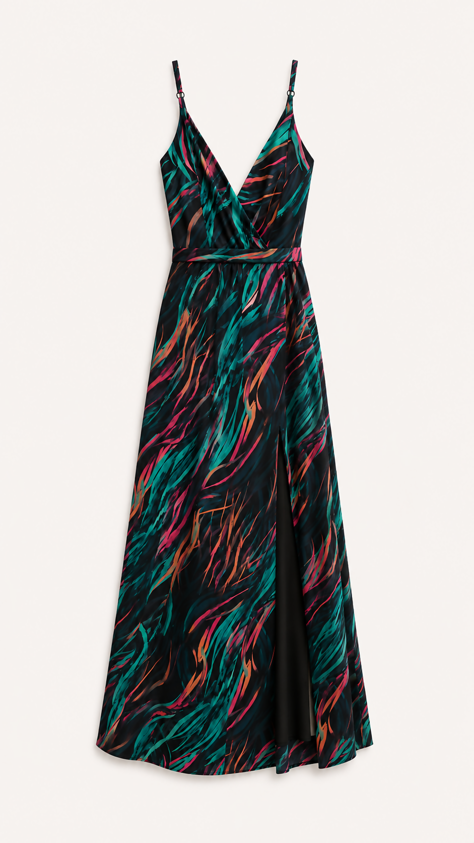 Vestido Preto Estampado