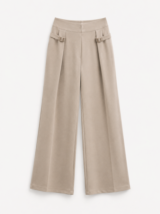 Calça Alfaiataria C/ Fivela Lateral