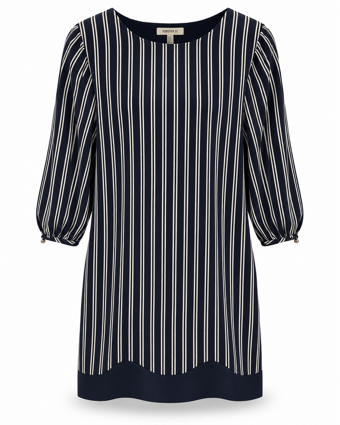 Vestido listrado Forever 21