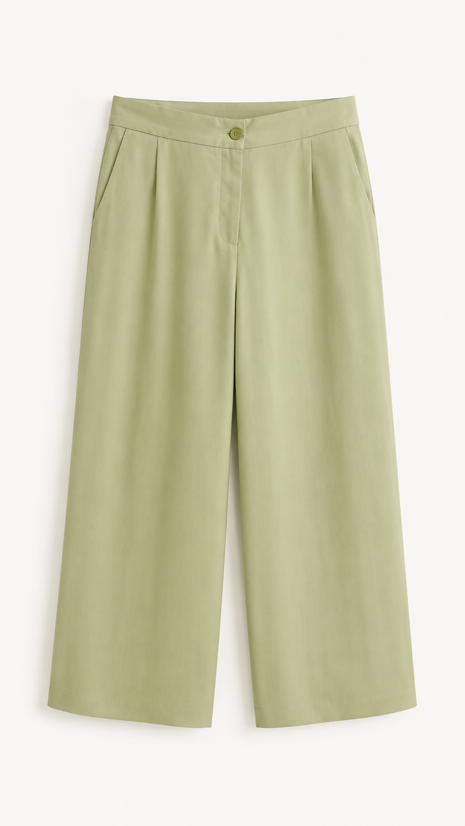 Calça de Linho c/ Bolso Lateral Verde