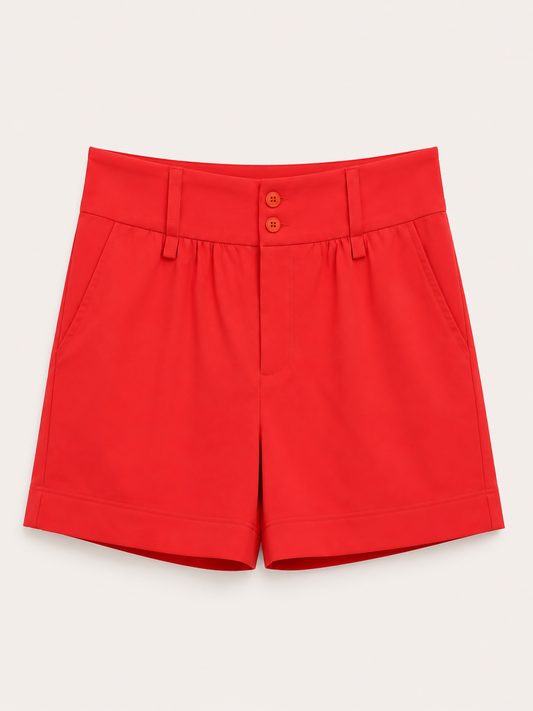 Shorts Alfaiataria Laranja