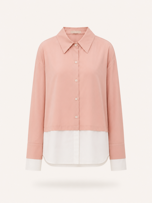 Camisa Bicolor Llivia Rosa