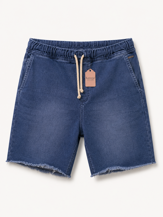 Bermuda Jeans Estilo Moletom