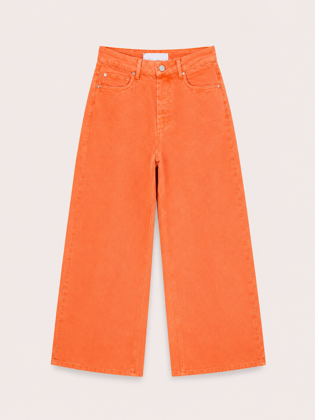 Calça de Sarja Wide Leg