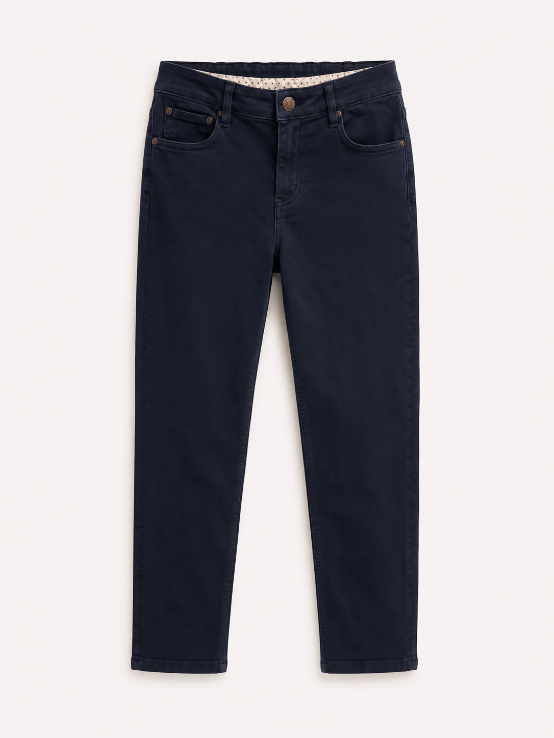 Calça infantil azul veludo