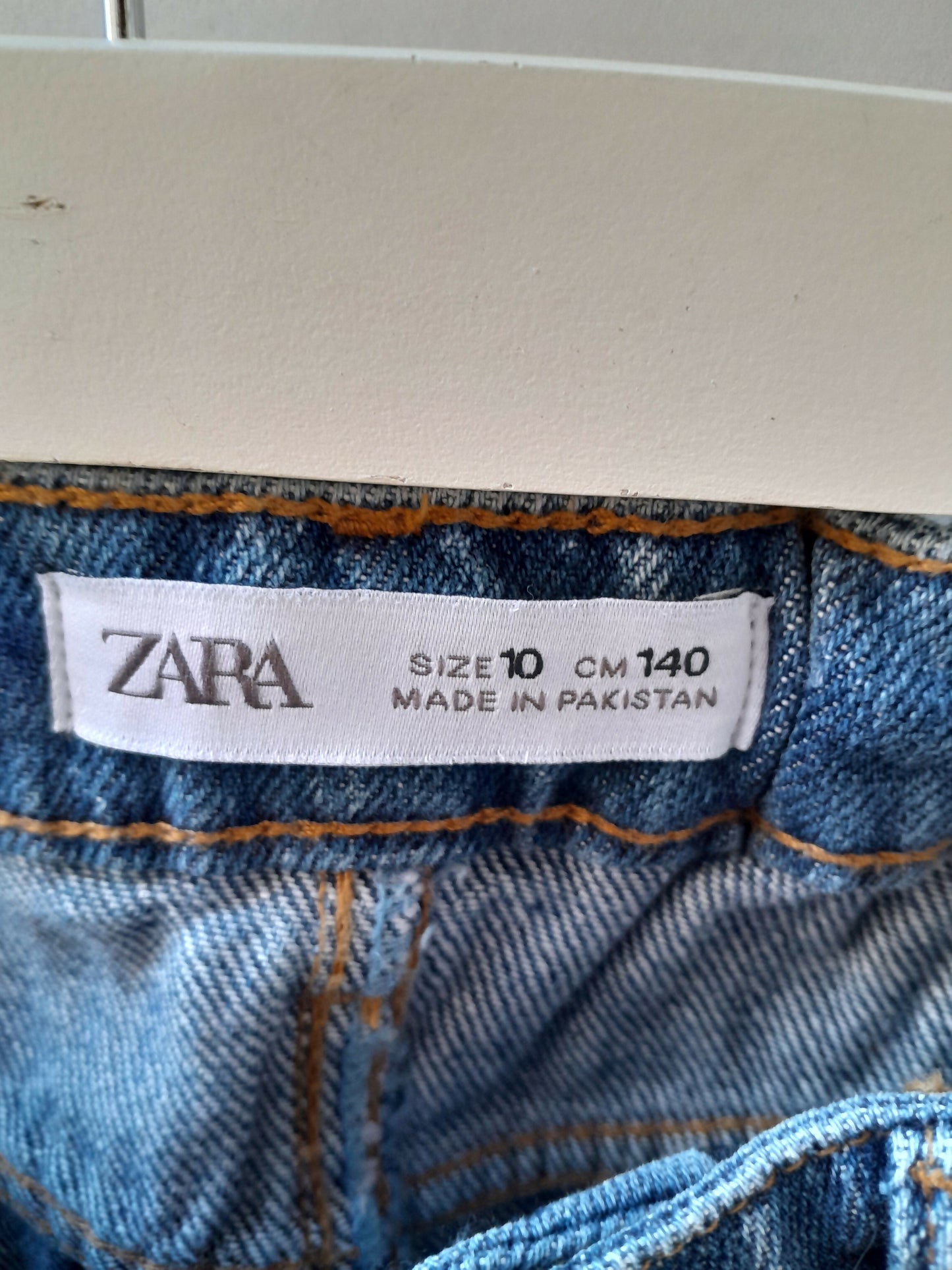 Saia Midi Jeans Zara Kids 10 Anos