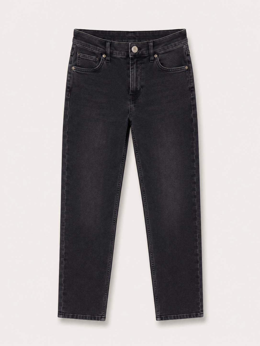 Calça Infantil Jeans H&M_PRETA