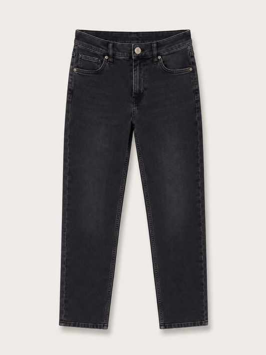 Calça Infantil Jeans H&M_PRETA