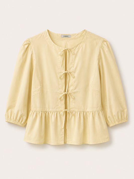 Blusa C/ Amarração Fontal Mona_M.6