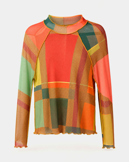 Blusa tule estampada - FARM