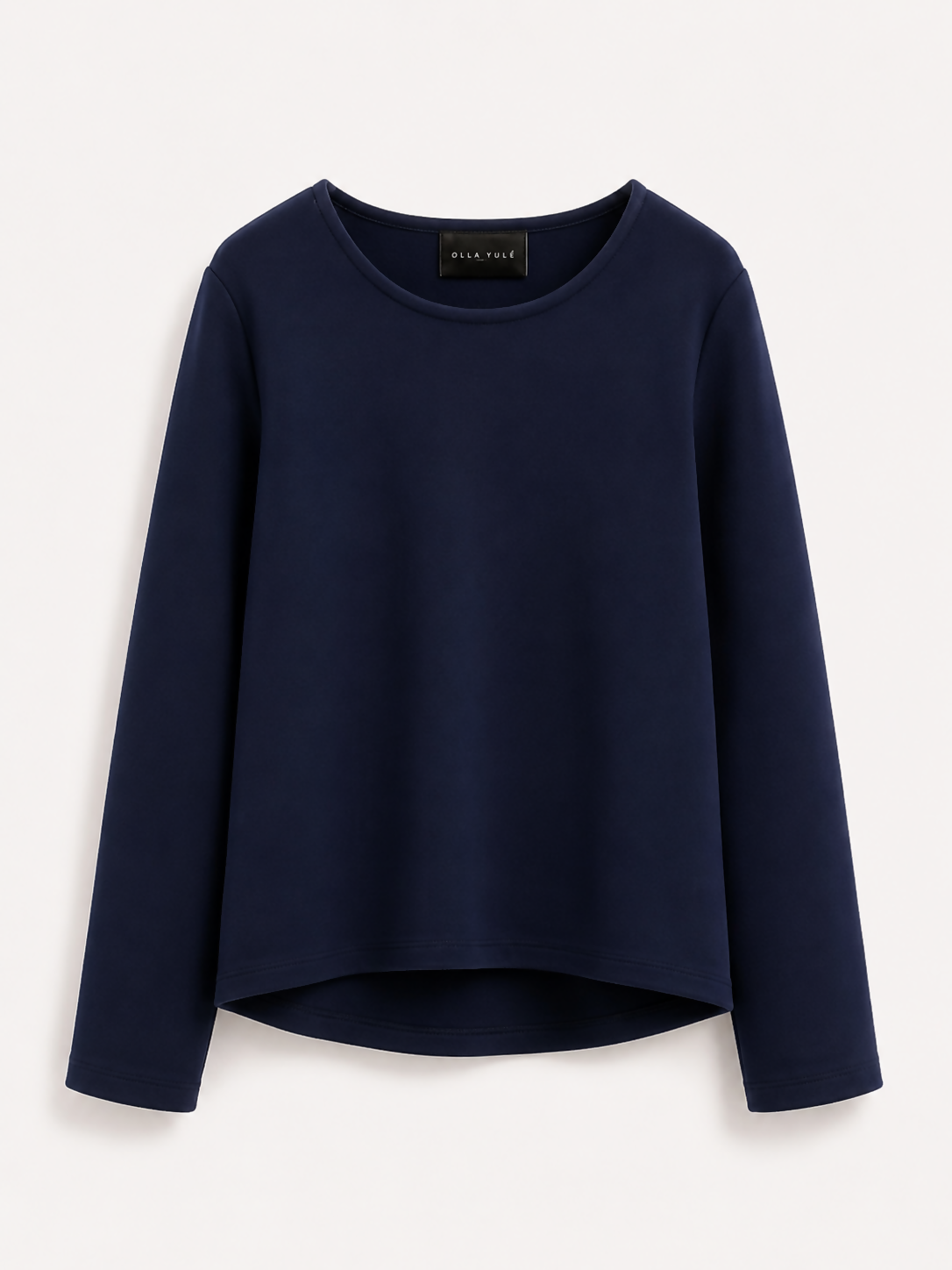 Blusa Manga Longa Fleece -AZUL
