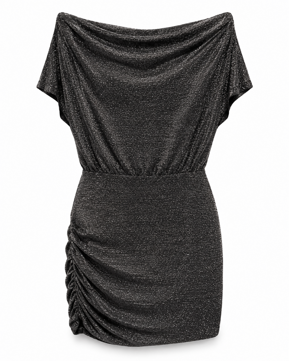 Vestido de Lurex Chumbo