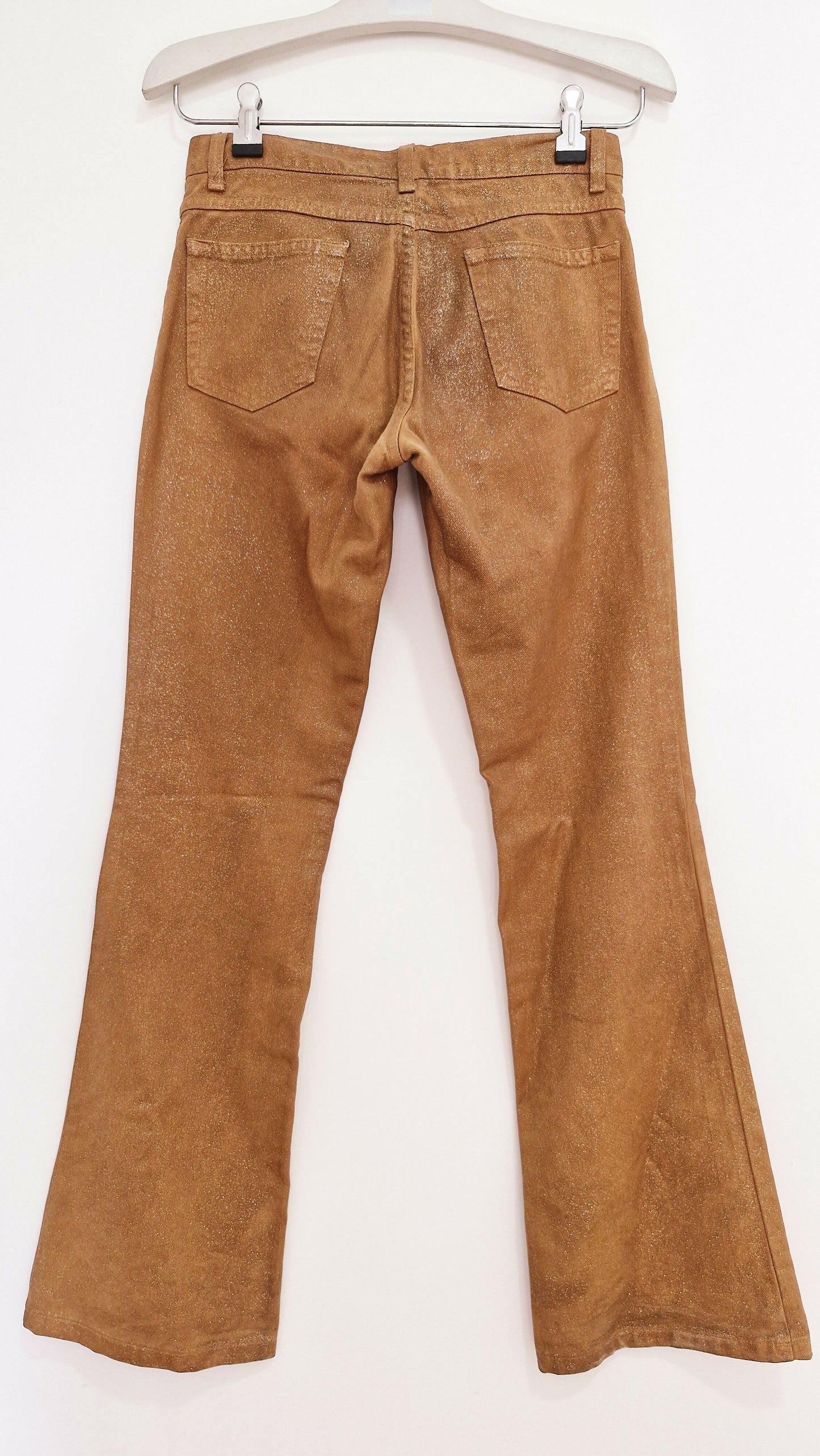 Calça com brilho marrom