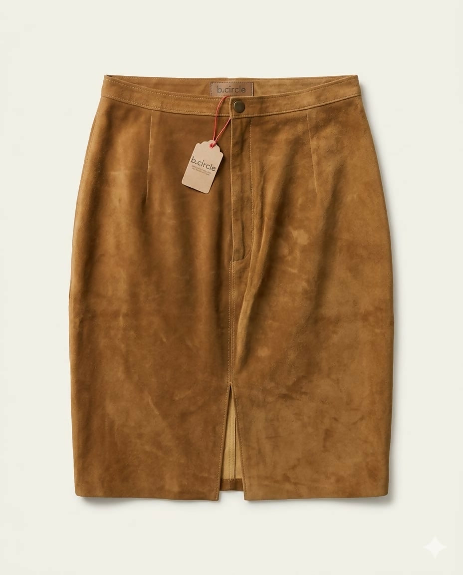 Saia Midi de Suede