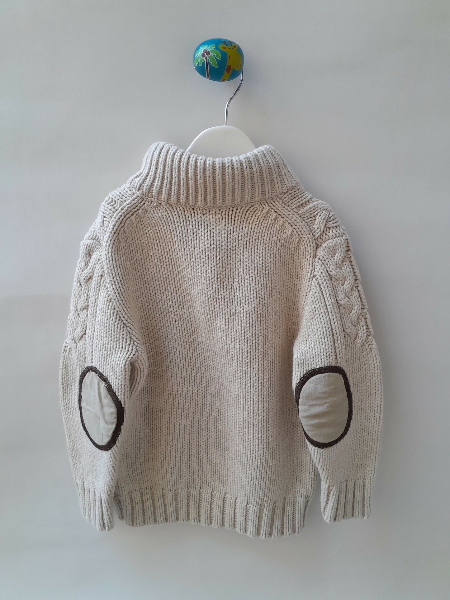 Suéter Infantil Baby Gap Tricot com Gola Alta - 2 Anos