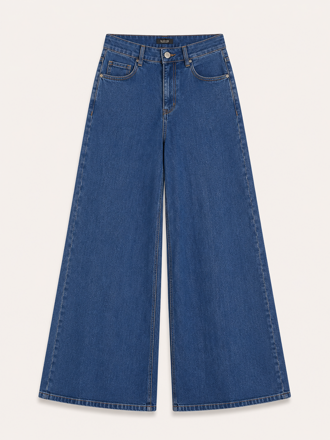 Calça Jeans Escura Pantalona