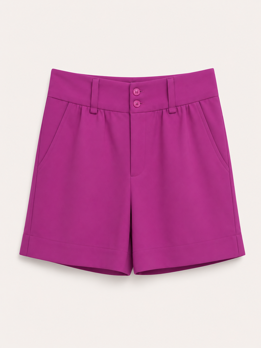 Shorts Alfaiataria Rosa