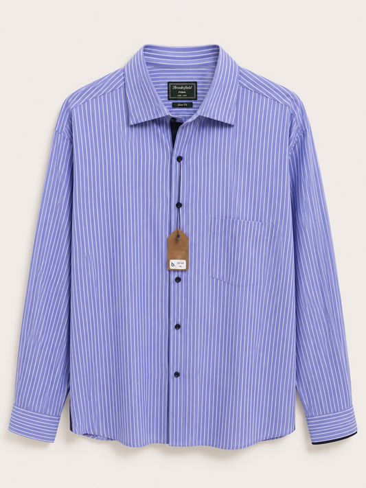 Camisa Listrada Azul
