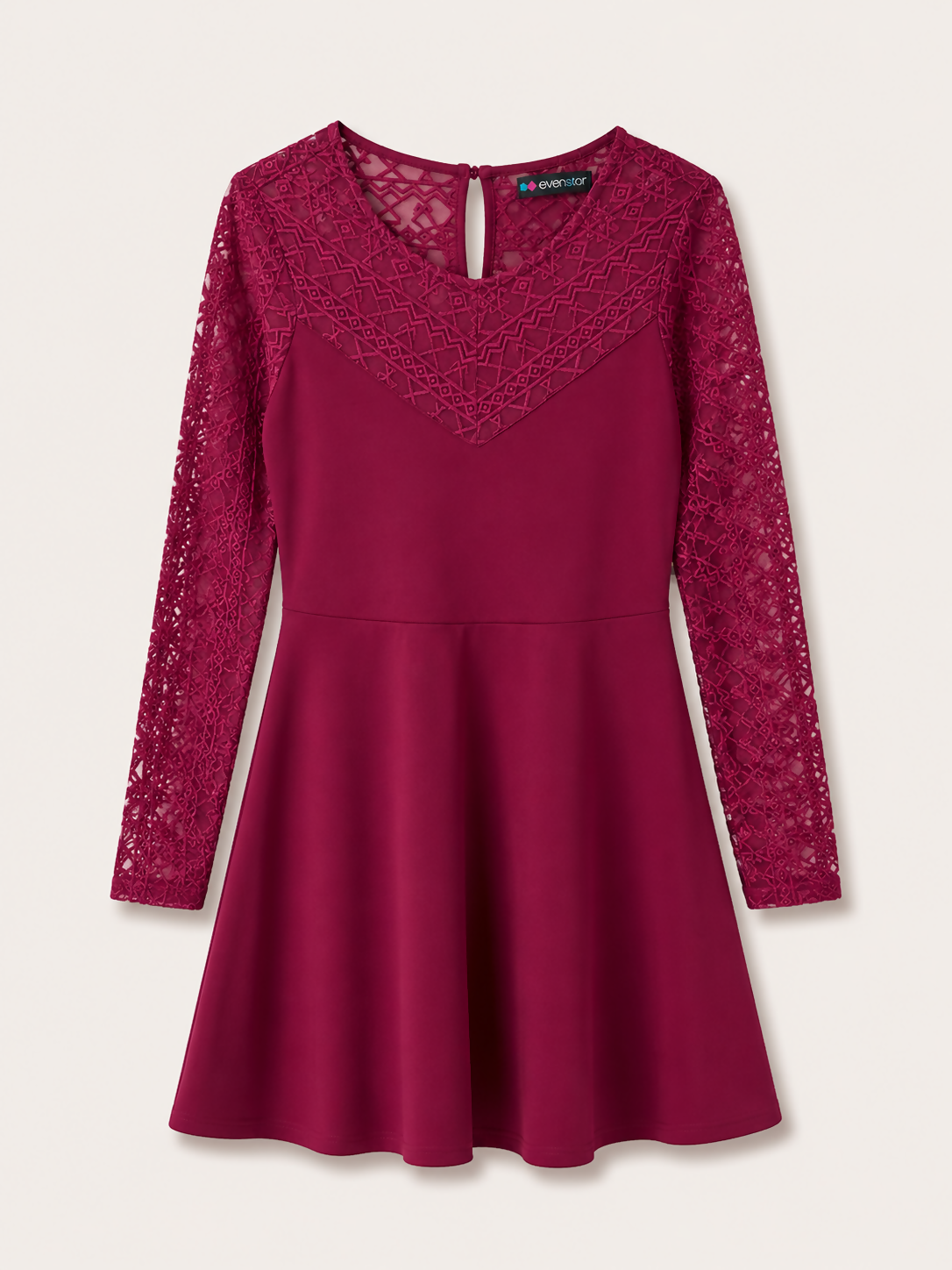 Vestido vinho
